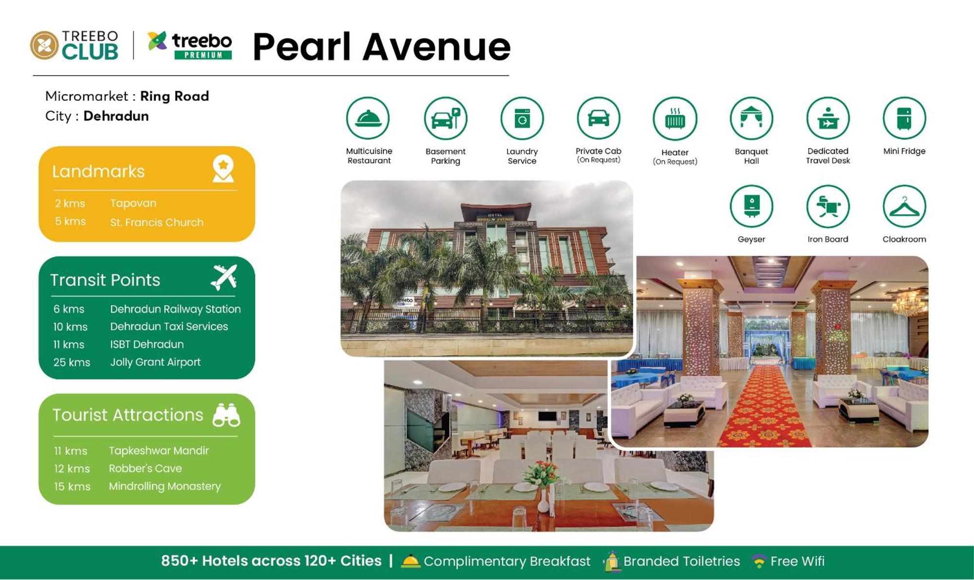 Treebo Premium Pearl Avenue, Ring Road Dehradun Exterior foto